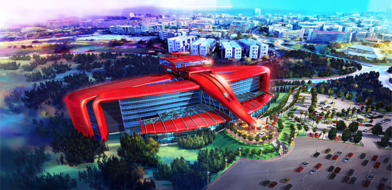 Illustration for article titled A Gigantic Ferrari Amusement Park Is Coming To Spain